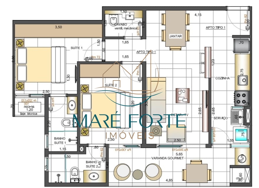 Apartamento à venda com 2 quartos, 63m² - Foto 27