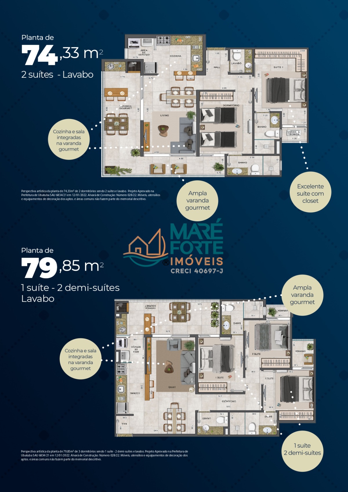 Apartamento à venda com 2 quartos, 67m² - Foto 18