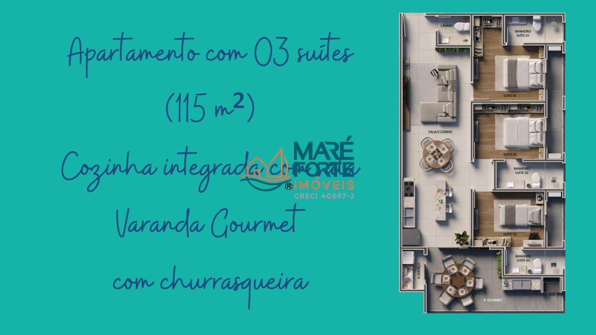 Apartamento à venda com 2 quartos, 109m² - Foto 10