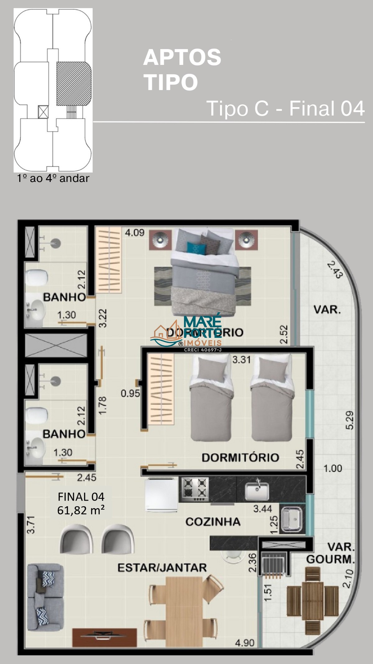 Apartamento à venda com 2 quartos, 72m² - Foto 18