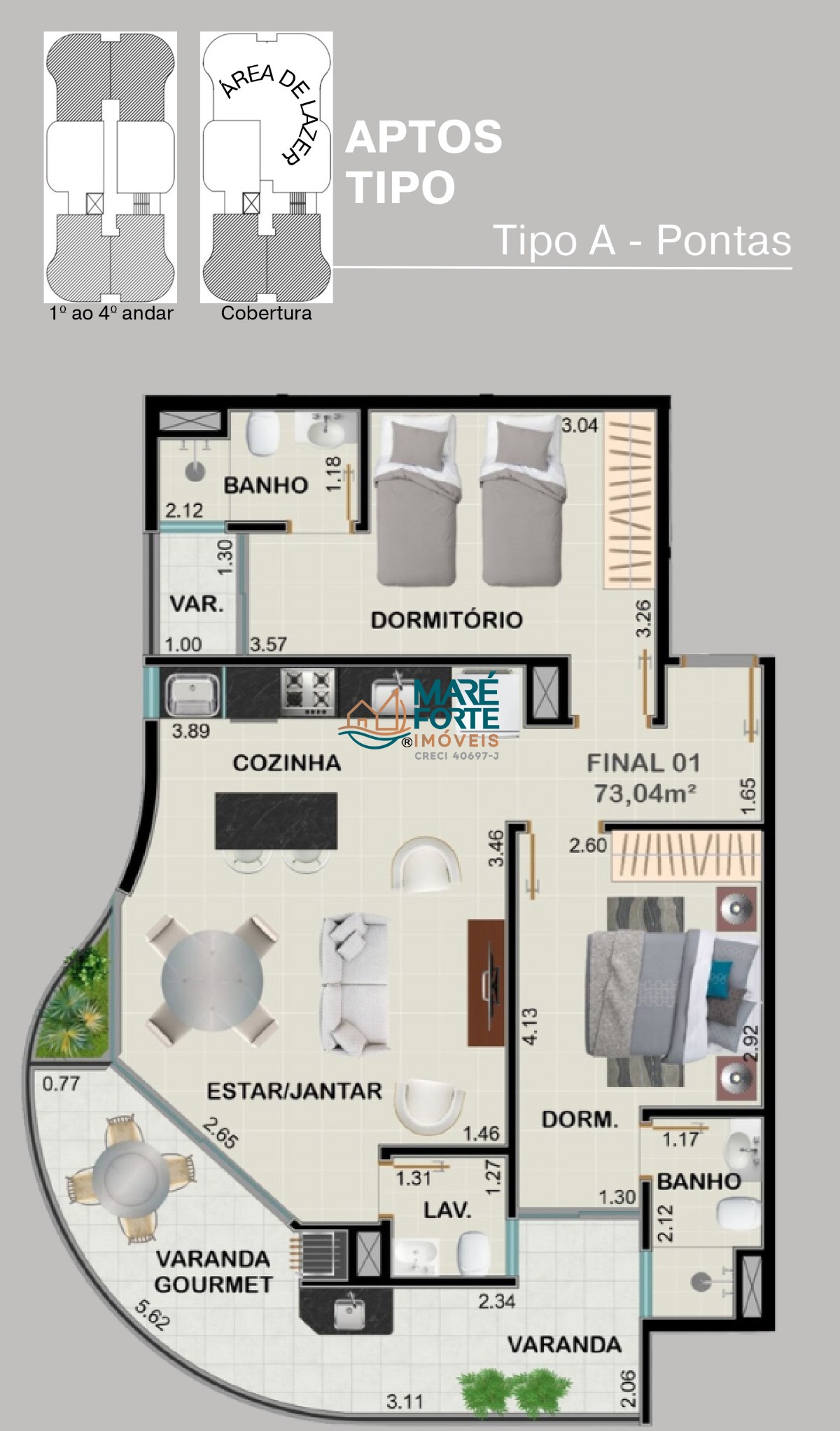 Apartamento à venda com 2 quartos, 72m² - Foto 10