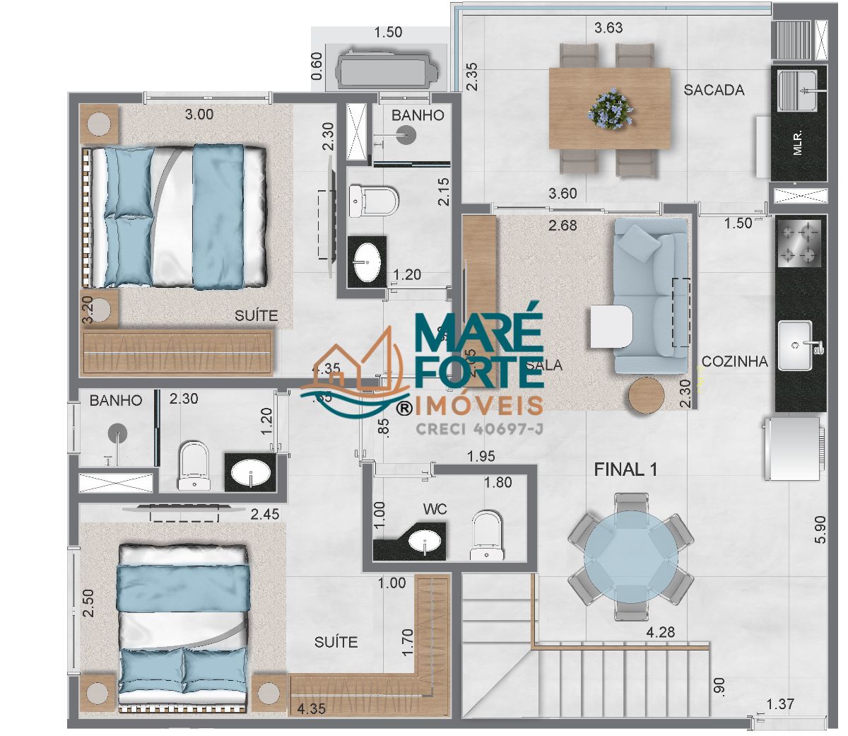 Apartamento à venda com 1 quarto, 50m² - Foto 22