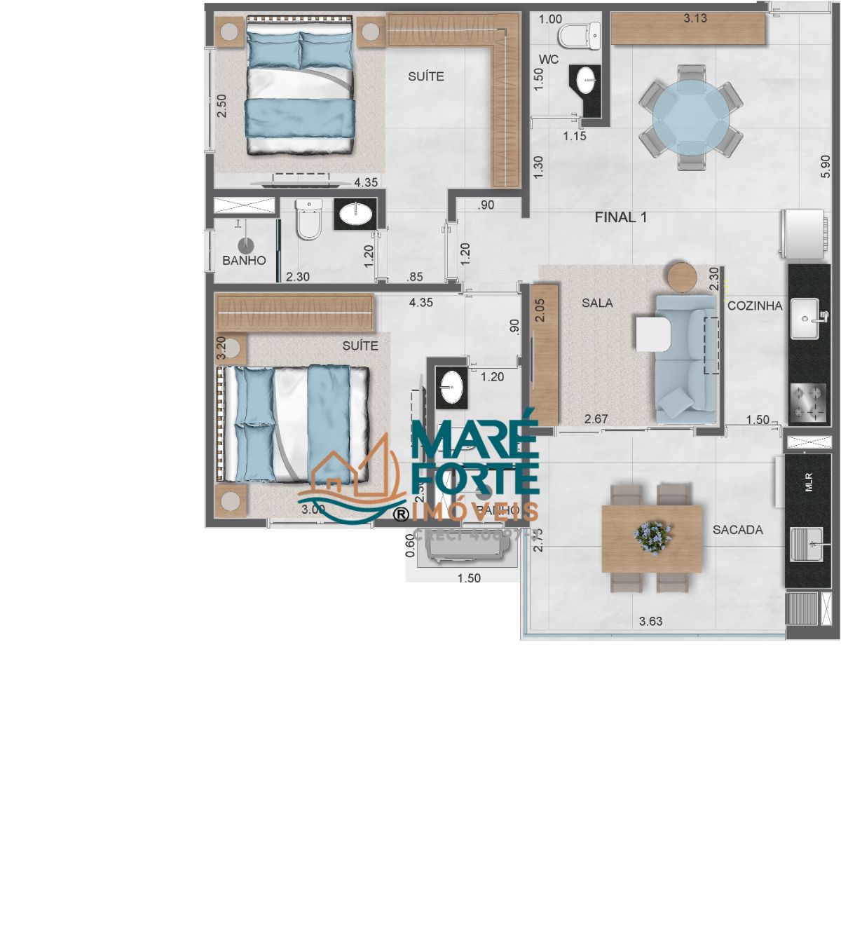 Apartamento à venda com 1 quarto, 50m² - Foto 35