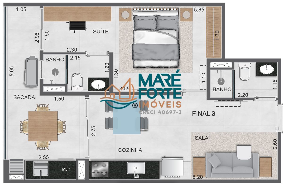 Apartamento à venda com 1 quarto, 50m² - Foto 33