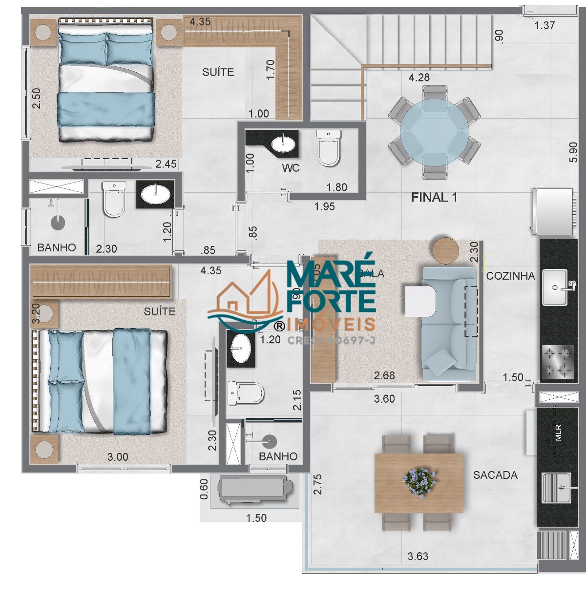 Apartamento à venda com 1 quarto, 50m² - Foto 23