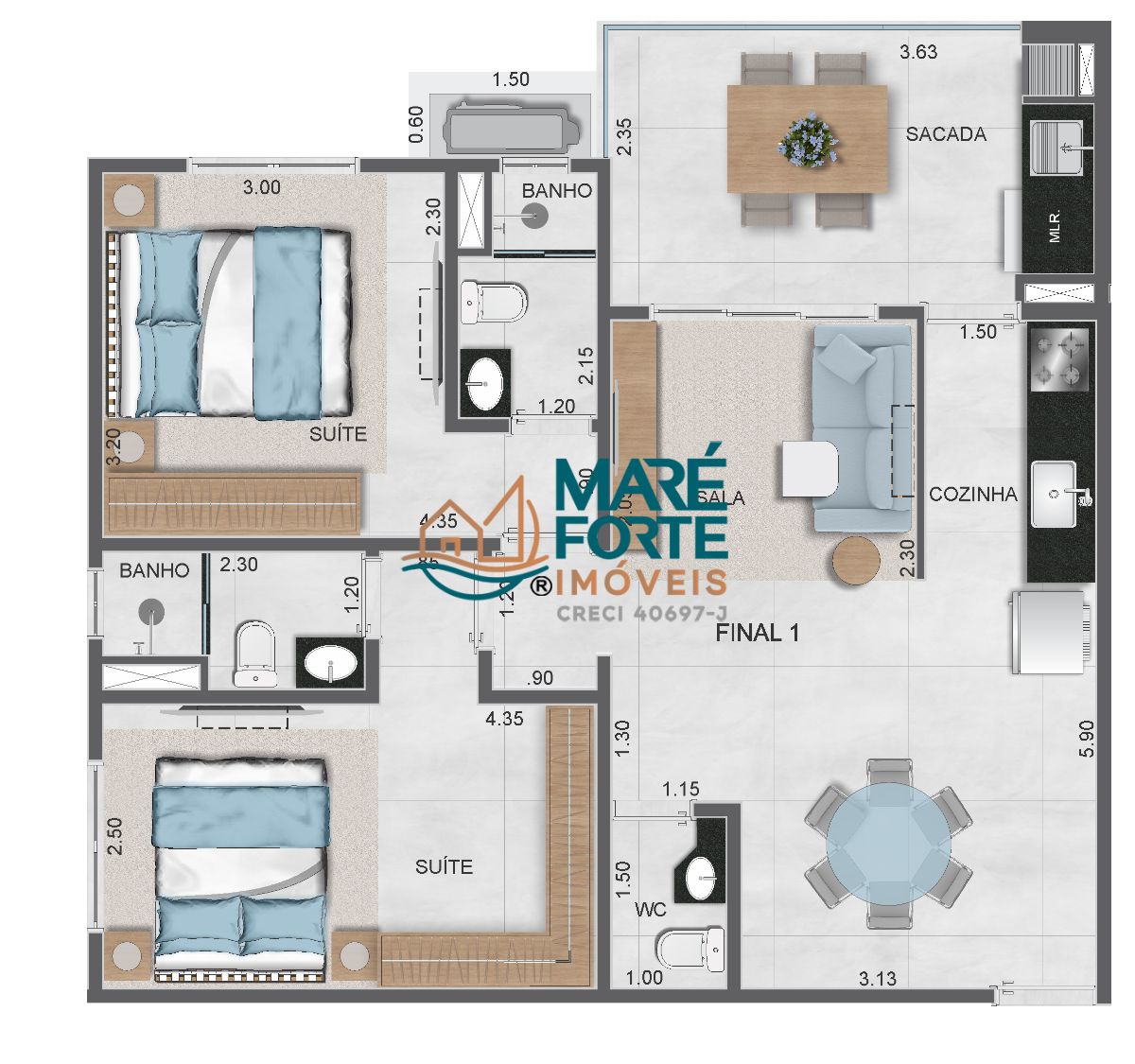 Apartamento à venda com 1 quarto, 50m² - Foto 34