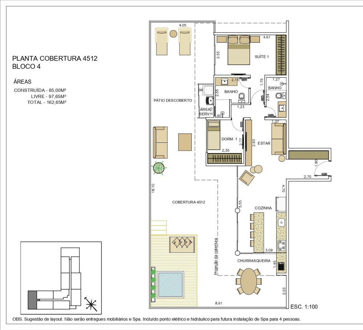 Cobertura à venda com 2 quartos, 162m² - Foto 5