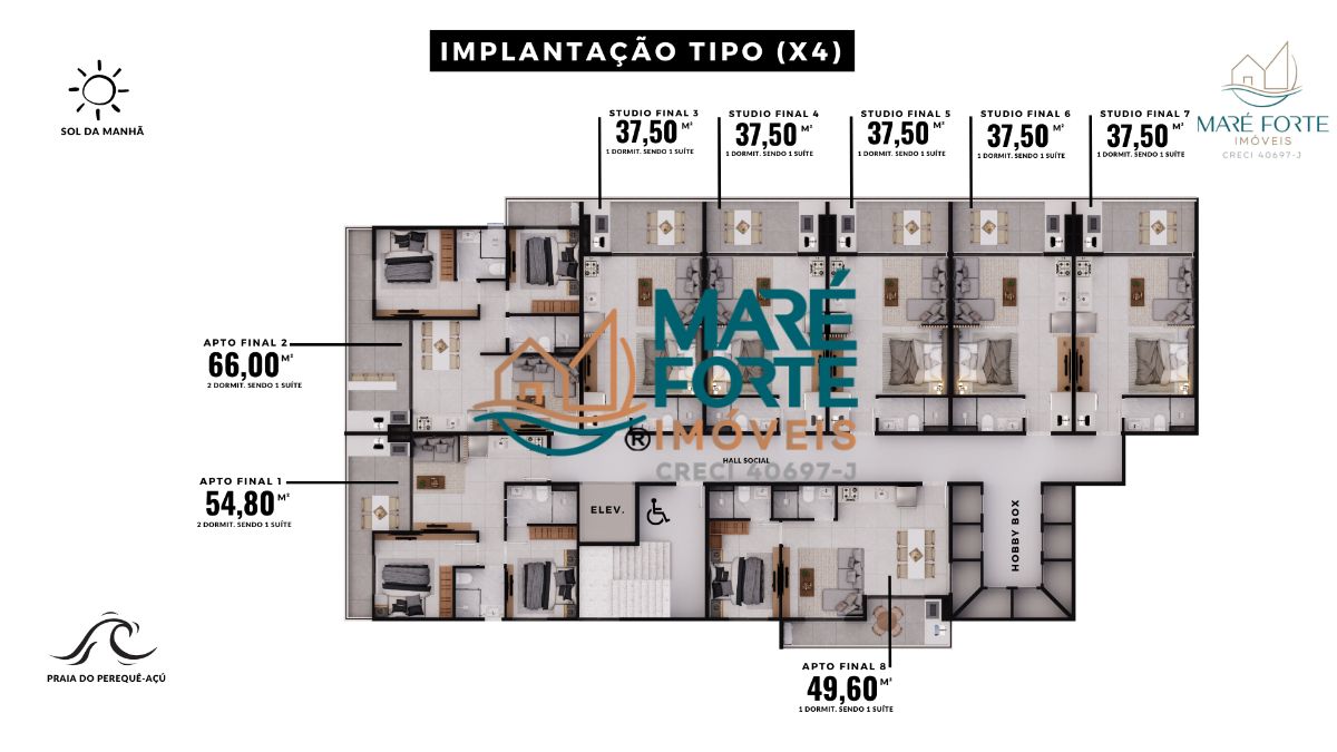 Apartamento à venda com 1 quarto, 37m² - Foto 29