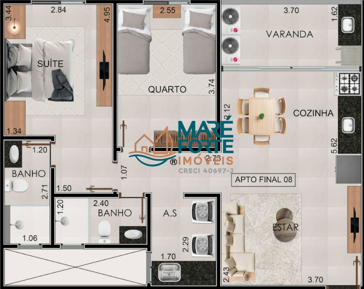 Apartamento à venda com 1 quarto, 37m² - Foto 17