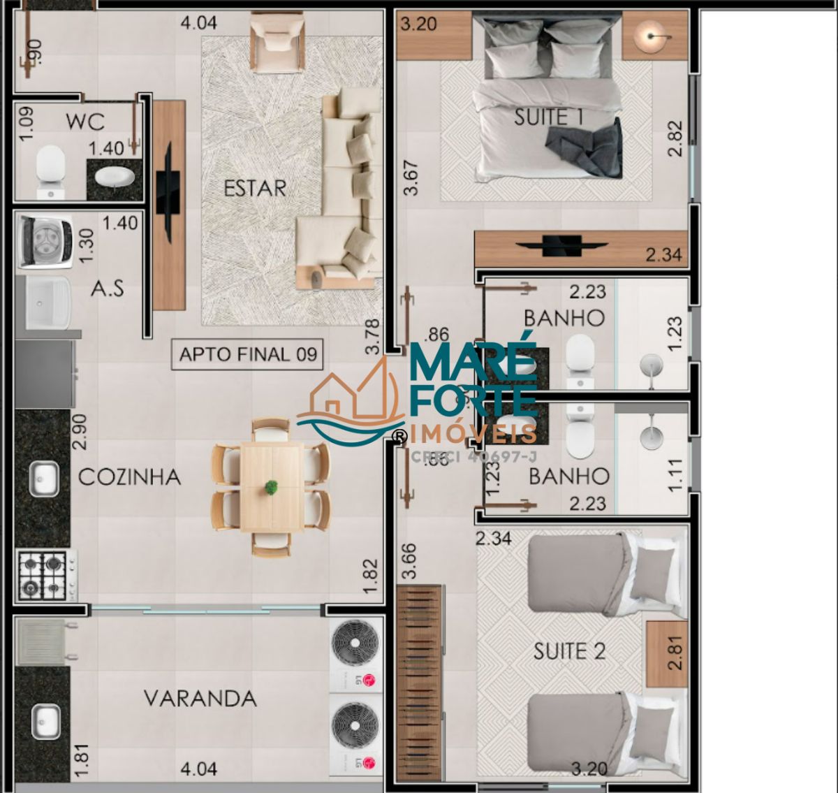 Apartamento à venda com 1 quarto, 37m² - Foto 18